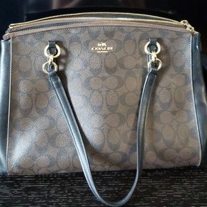 Coach carryall satchel